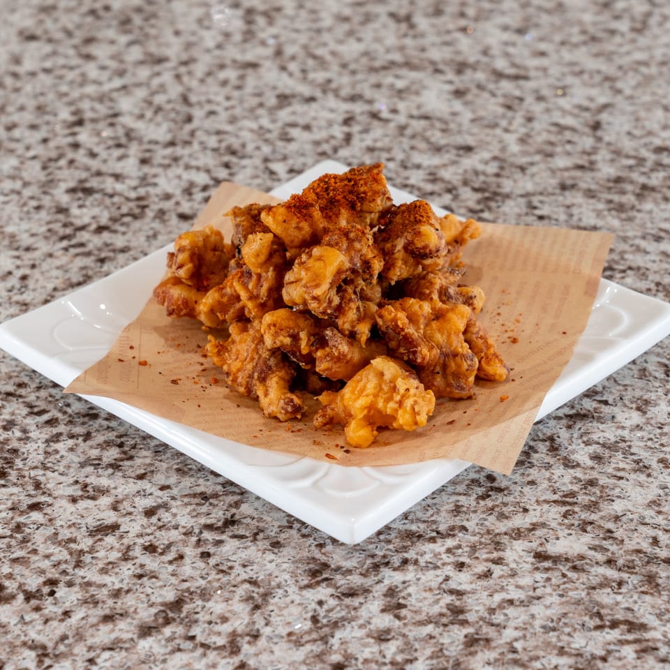 Seasoned crispy fried bites.