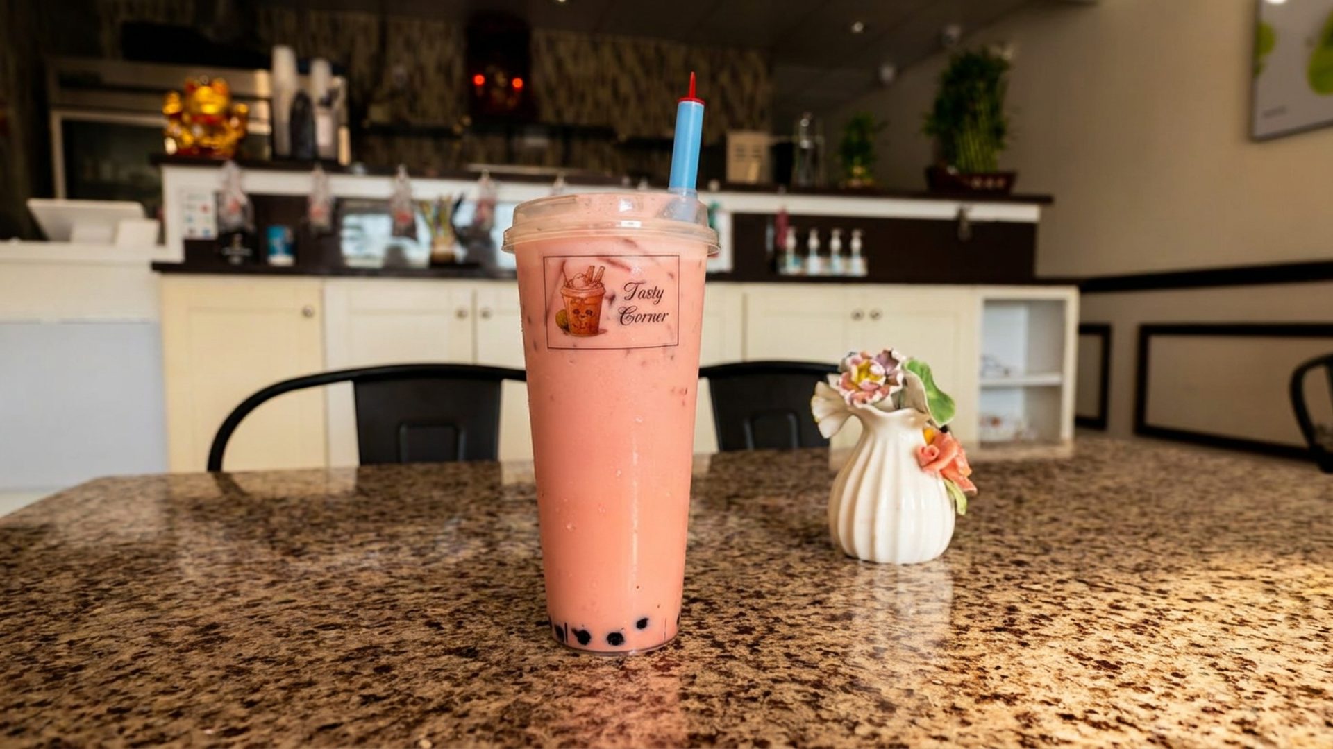 Milk teas, fruit teas, and more