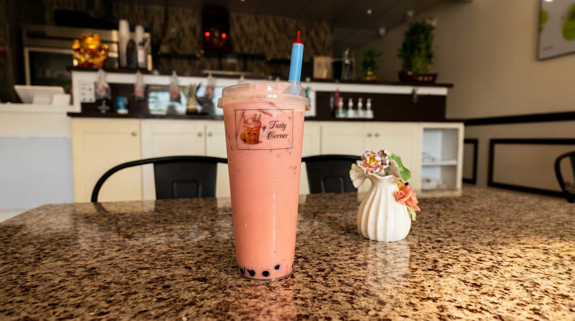 Milk teas, fruit teas, and more