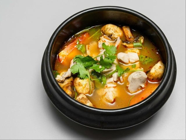 Chicken Tom Yum Soup.