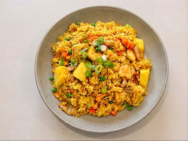Pineapple Fried Rice.