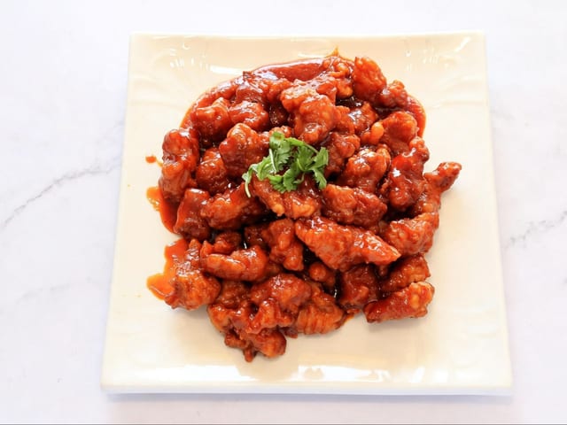L - Orange Chicken.