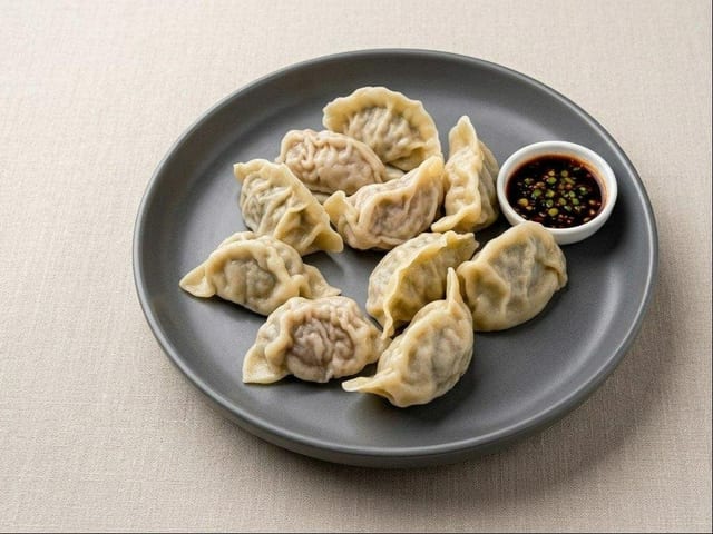 Pork & Shrimp Dumplings.