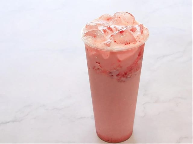 Strawberry Milk Tea.